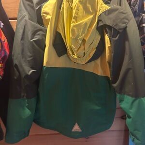 Colorblock Jacket with Hood